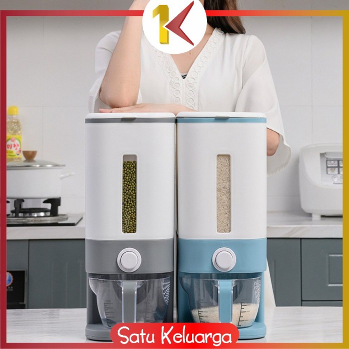 

dispenser beras rice box penyimpanan beras