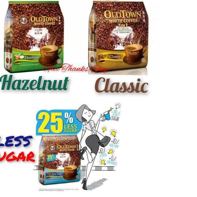 

⅍ OldTown White Coffee Hazelnut - Classic 3 in1 Malaysia ➼
