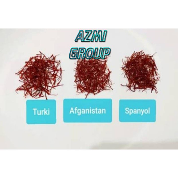 2gr Saffron Grade 1 Alfanoos Spanyol kemasan ASLI (Za'faran/Japaron/za'faron/safron)