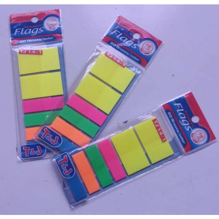 

Transparent Flags (Penanda Kertas) Tom & Jerry Bentuk Kotak TJ 14-1