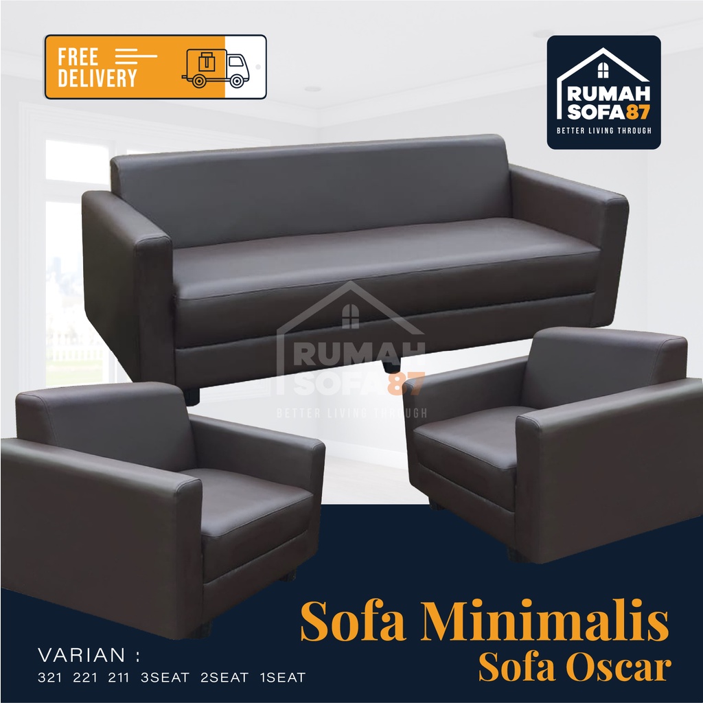 Sofa oscar minimalis / sofa kulit oscar / sofa set minimalis