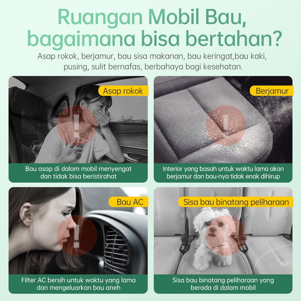 GLODWAY Antibacterial Deodorant Mobil X B.Duck - Semprot Otomatis / Pewangi Ruangan Mobil dan Penghilang Bakteri / Aroma Terapi / Parfum Mobil