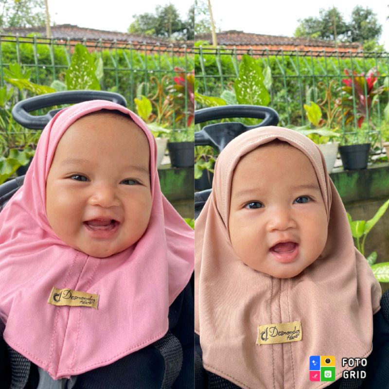 JILBAB ANAK MAURIN NEWBORN USIA 0-1 TH DESMONDA HIJAB