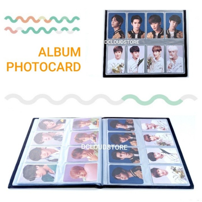 

Buku Binder Pc Photocard Kpop Book Organizer Foto Poto Card Holder Bts Star Seller
