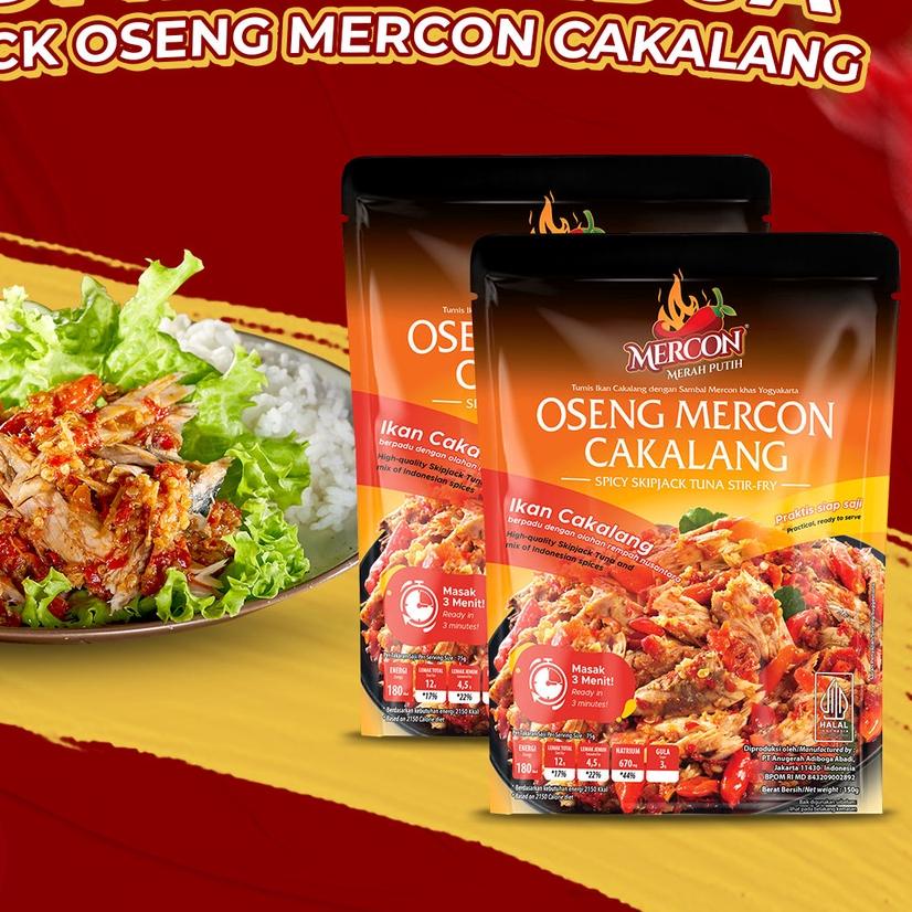 ➫ Mercon Merah Putih - Hemat Combo Berdua || 2 x Oseng Mercon Cakalang ✰