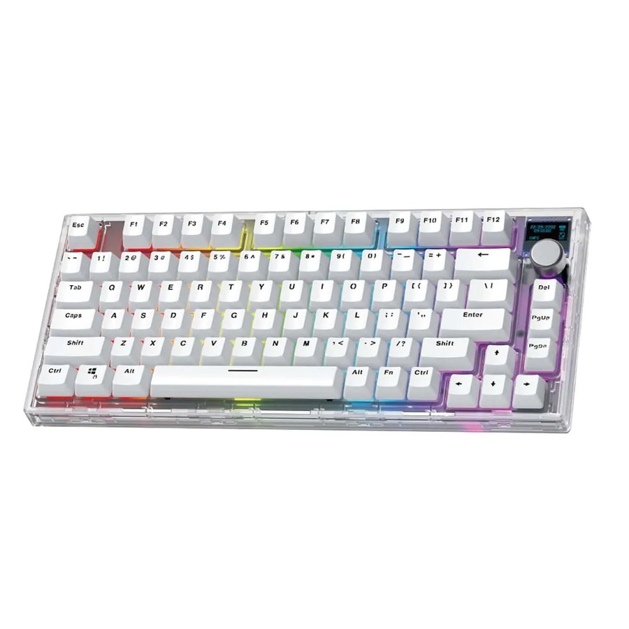 Keyboard Fantech MAXFIT 81 MK-910 WHITE - BLUE SWITCH