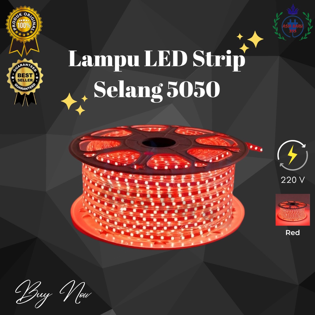 Lampu LED Strip Selang 5050 A - MERAH