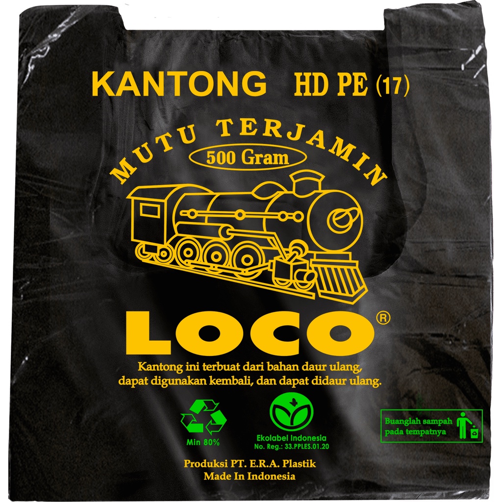 Kantong Plastik Kresek Loco Tebal Hitam