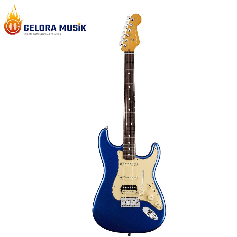 Gitar Elektrik Fender American Ultra HSS Stratocaster, RW FB, Cobra Blue