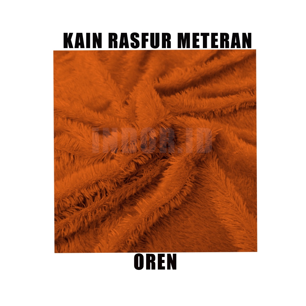 Kain RASFUR BULU Terlebar Size 180x92/ Kain Rasfur Meteran Termurah