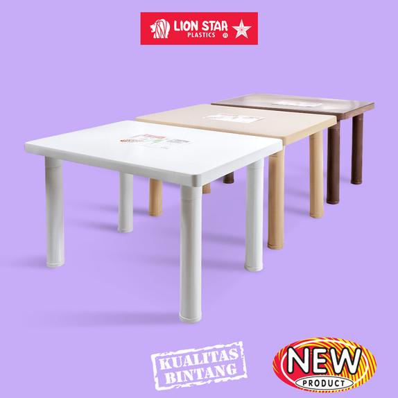 Meja Plastik Lion Star MF-2 Bevi Table Segi Persegi Belajar Anak Kuat