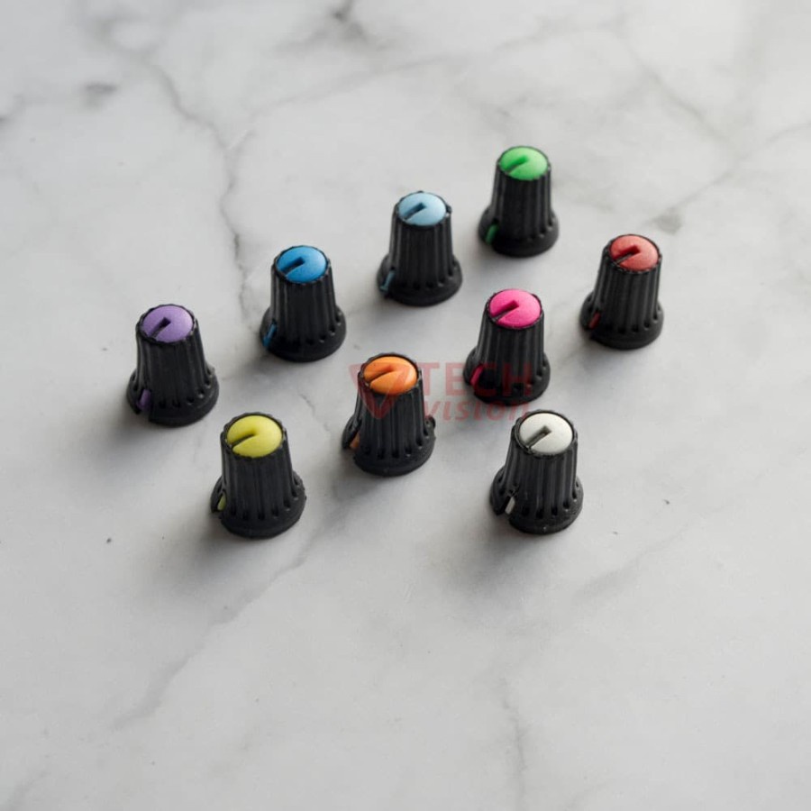 Knop Potensio Kecil Warna Warni Knob Amplifier Mixer