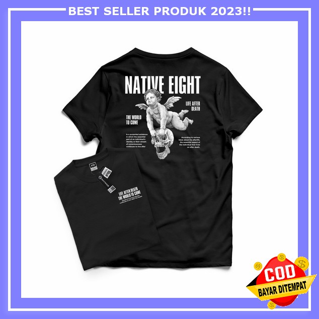 Kaos Terbaru 2023 Distro Tshirt Santai Original Korean Style Motif Pria Crewneck Bisa Cod Klambi Shi