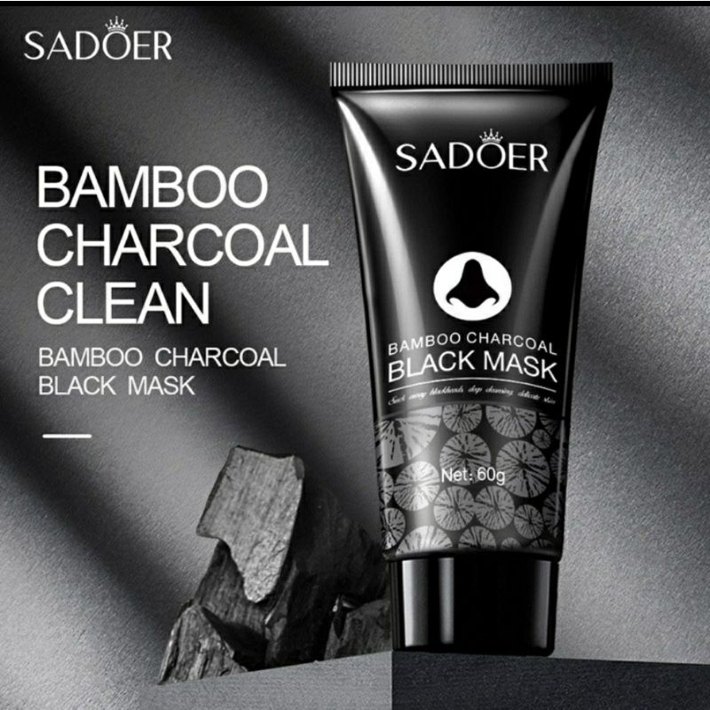 MASKER KOMEDO SADOER | BLACK MASK CHARCOAL ACTIVATED CARBON