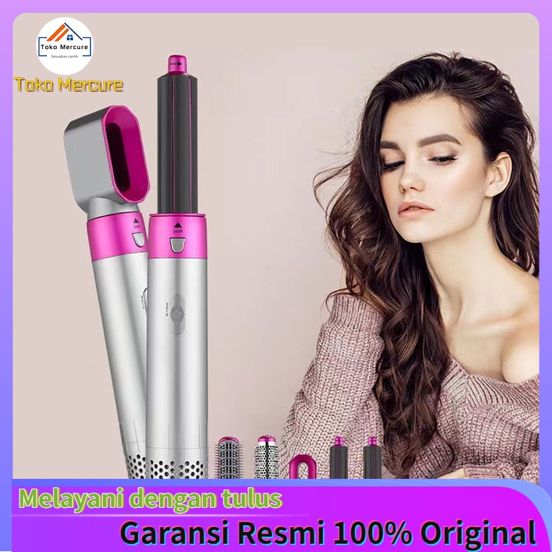 Multi-fungsional lima-dalam-satu sisir udara panas tongkat pengeriting otomatis keriting lurus tujuan ganda sisir penata rambut rambut keriting mesin all-in-one