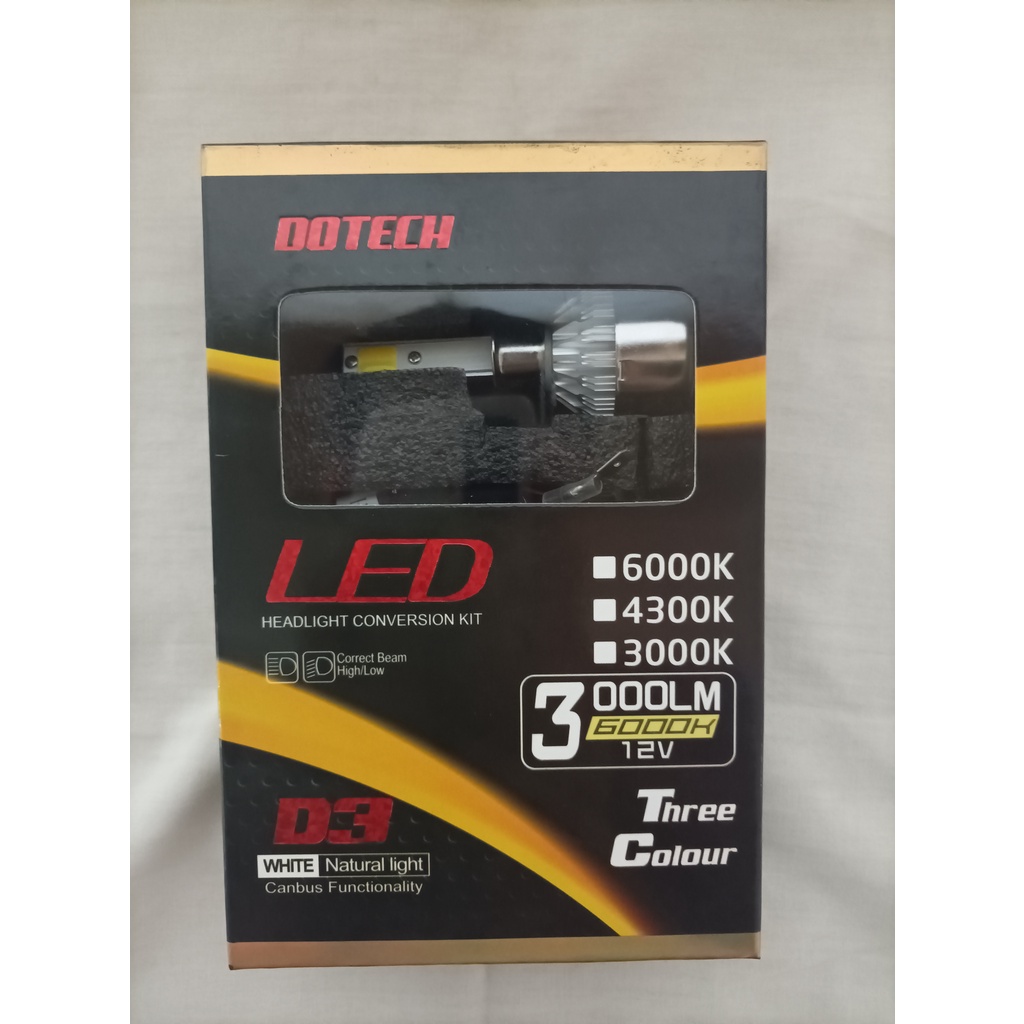 LED 3 WARNA H1 LAMPU MOBIL