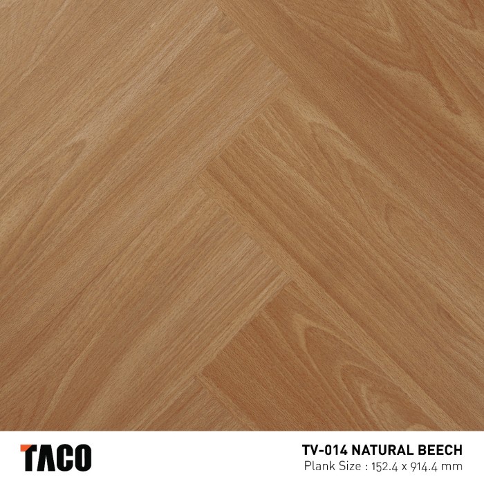 Floor Taco Vynil 3 Mm Tv014 Natural Beech / Lantai Kayu Vynil