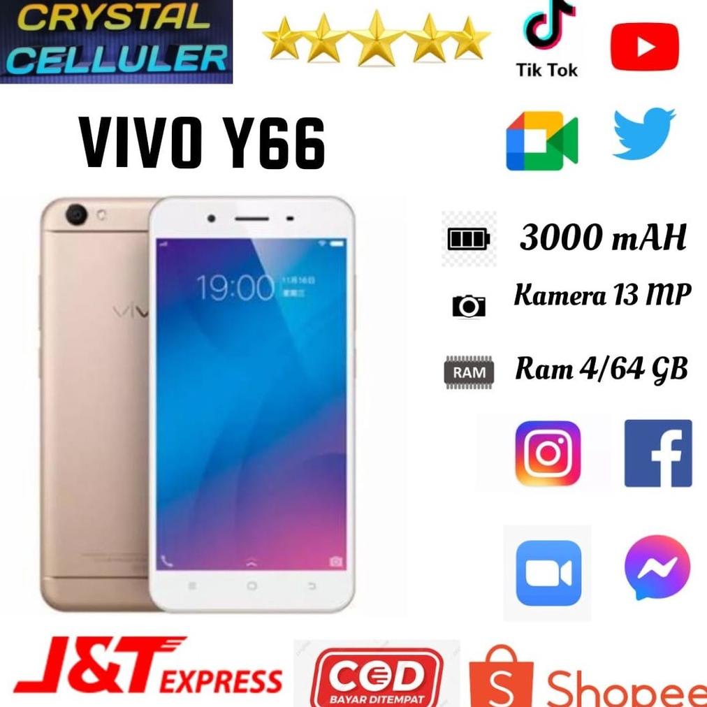 Vivo Y66 Ram 4/64 - Y66 Internal 4/64 Dual Sim