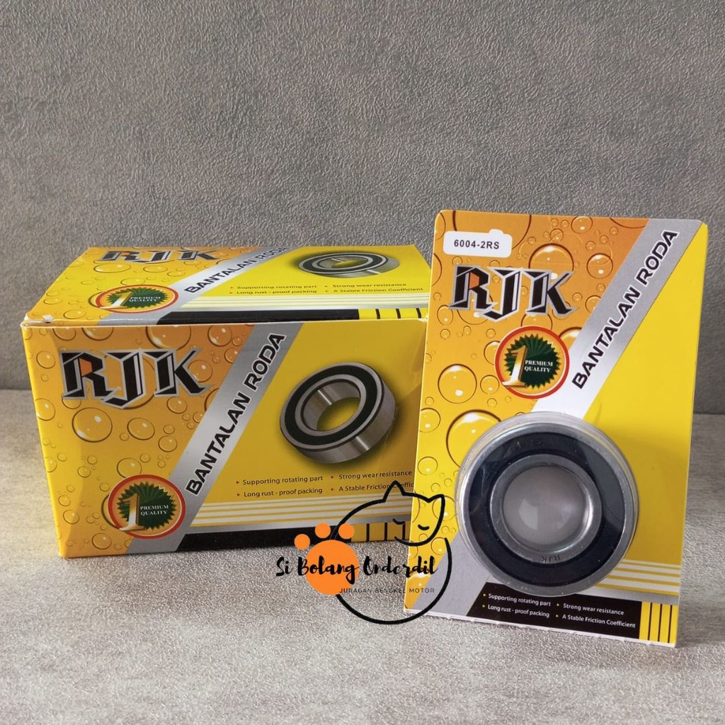 LAHER 6004-2RS MURAH (HARGA UNTUK PER BOX ISI 10 PCS) BEARING 6004-2RS BANTALAN RODA 6004-2RS VIRGO