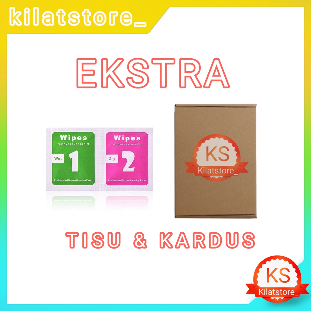 Tempered Glass Matte Anti Glare for Xiaomi + Packing Kardus dan Tisu