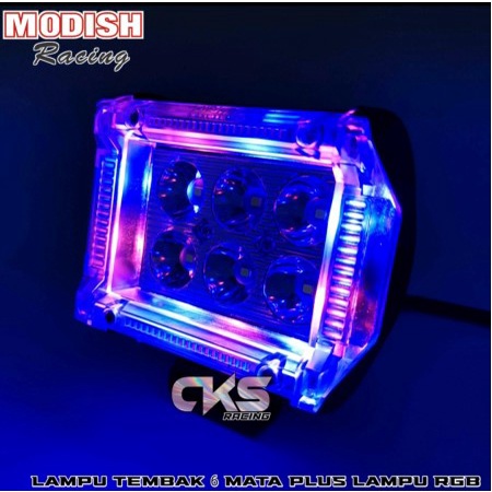 Lampu Tembak wcl 6 led strobo 4612 universal mio beat vario xion scoopy dll