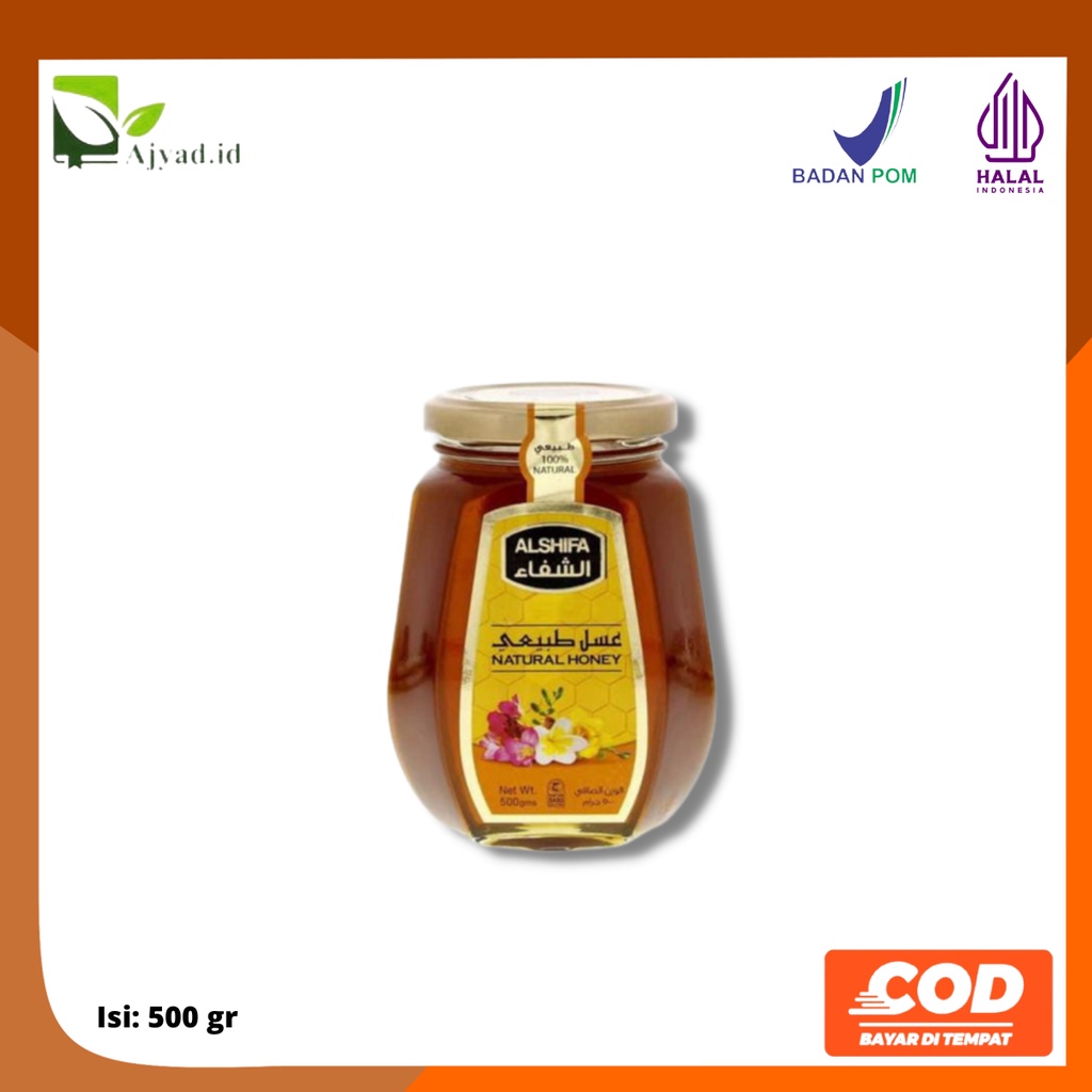 

Madu Alshifa Natural Honey – Minuman Sehat Alami – Import – Al Shifa – Arab Saudi - 500 Gram