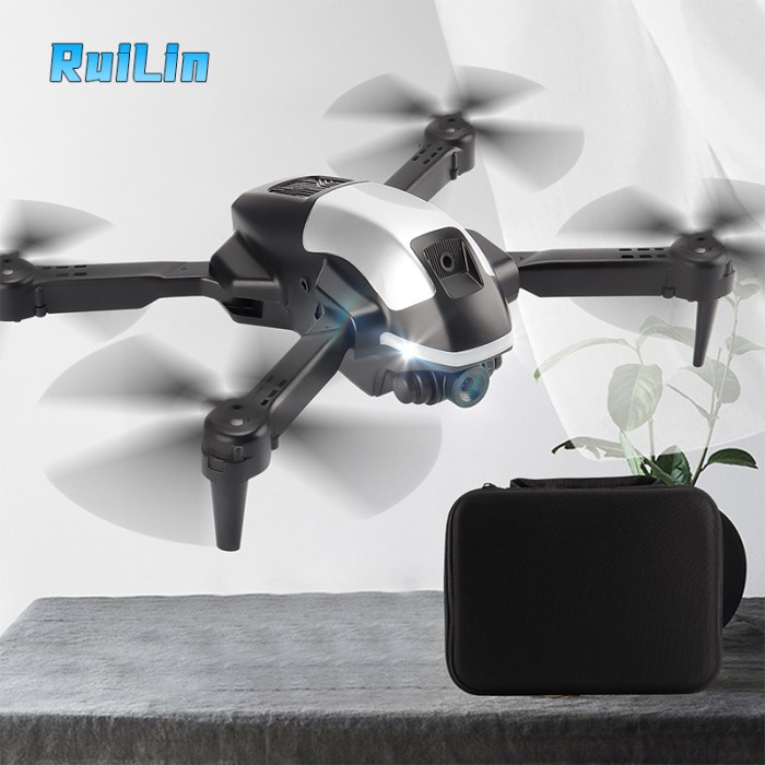 RuiLin Drone F13 4K HD Dual Kamera WiFi FPV Lipat Quadcopter Mainan