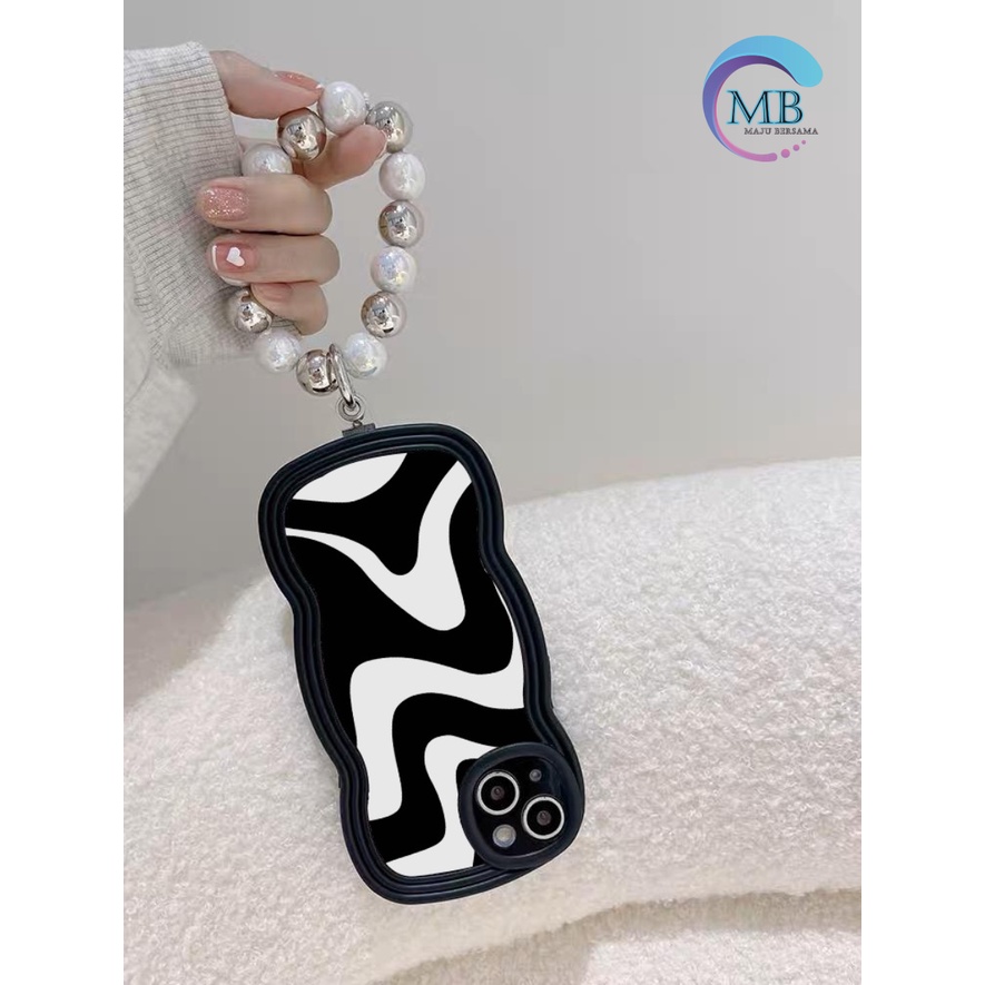 GC19 SOFTCASE TPU MOTIF ZEBRA GELANG SILVER FOR IPHONE 6 6+ 7 8 7+ 8+ X XS XR XS MAX 11 12 13 14 PRO MAX MB4428