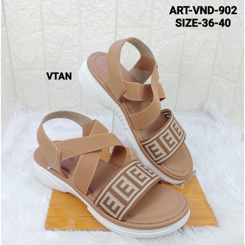 sandal wedges tali wanita estimo VND-902