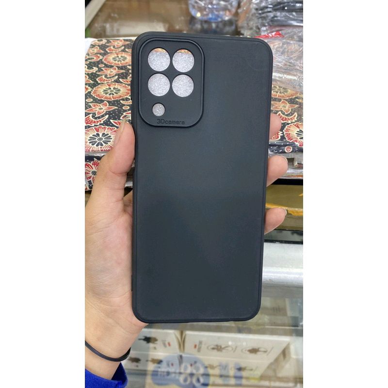 POCOPHONE F4/MI 12/RENO 8T/SAMSUNG A33/A73/A04S/A13 5G/M33 CASE FULL BLACK/HITAM BAHAN SOFTCASE