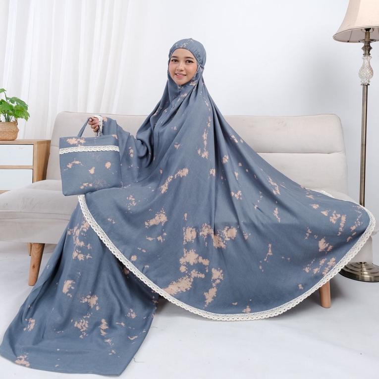 TERBAIK MUKENA BALI DEWASA JUMBO TIEDYE RENDA by GMJ1