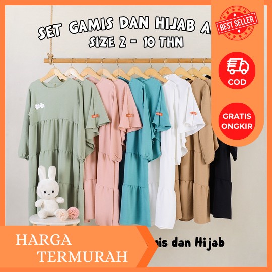 Gamis Anak Terbaru Lebaran 2023 Elegan Lucu Import Karakter Umur 12 Tahun 10 3 4 5 Viral Anak Peremp