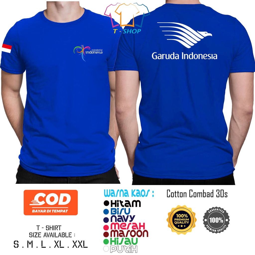 KAOS MASKAPAI PENERBANGAN - Garuda Indonesia - Kaos Baju Distro