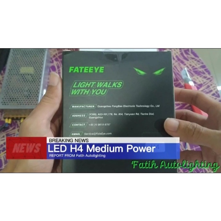 Lampu Utama Mobil LED H4 Terang dan cut off rapi Real Power 25 Watt Bukan Bohlam Dop Aes Vahid Vinyx