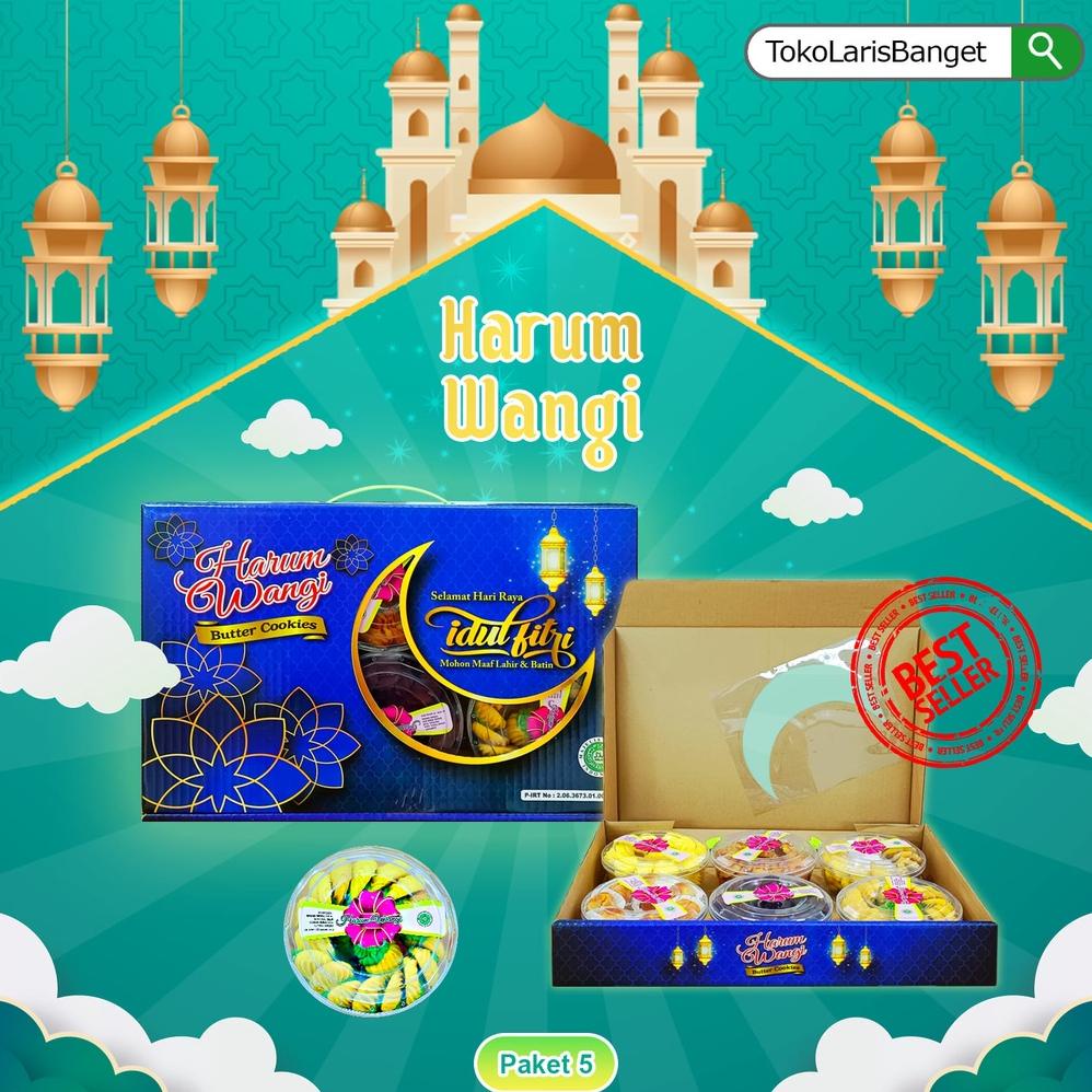 

Produk - Paket Kue Kering Lebaran Murah Harum Manis / Harum Wangi / Parcel Promo Best Seller!!