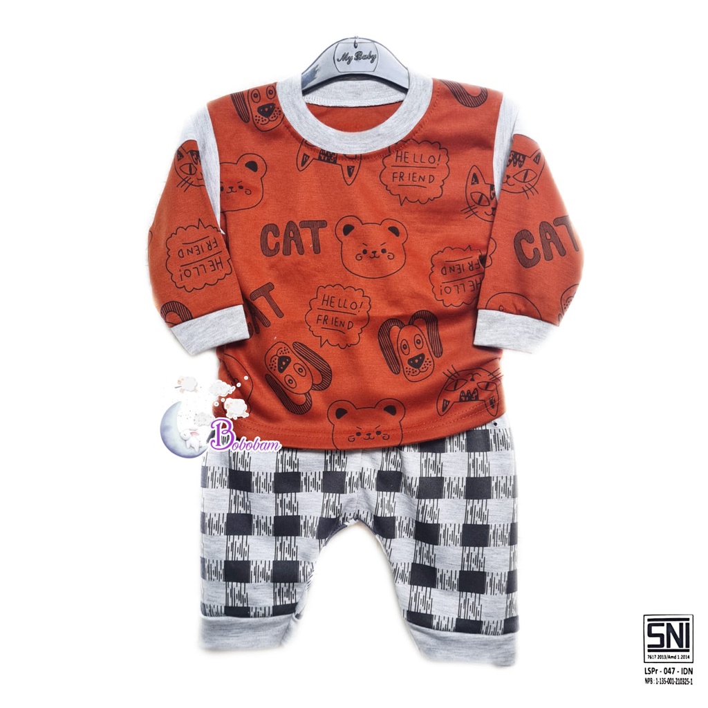 BOBOBAM BAJU BAYI LAKI LAKI SETELAN ANAK COWO LUCU STELAN COWOK 6 12 BULAN KEREN TRENDY KEKINIAN HELLO FRIEND HEWAN TANGAN PANJANG