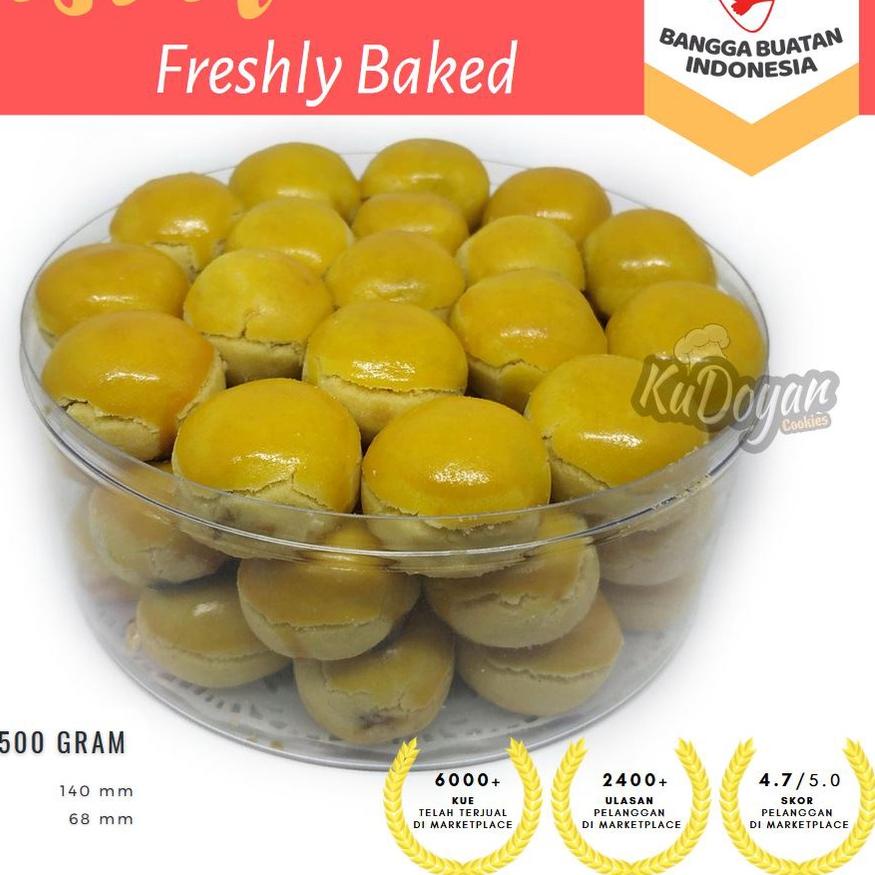 

✳ Kue Nastar Nanas Wisman Home-made 500 gram 1/2 kg Kudoyan ☻