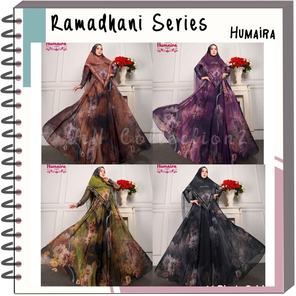 Ramadhani ramadani series gamis syari ori by Humaira