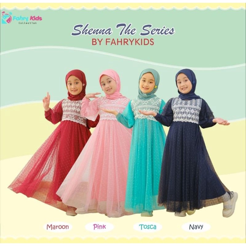 GAMIS ANAK TILE / GAMIS ANAK RENDA / GAMIS SHENNA The series By Fahry kids