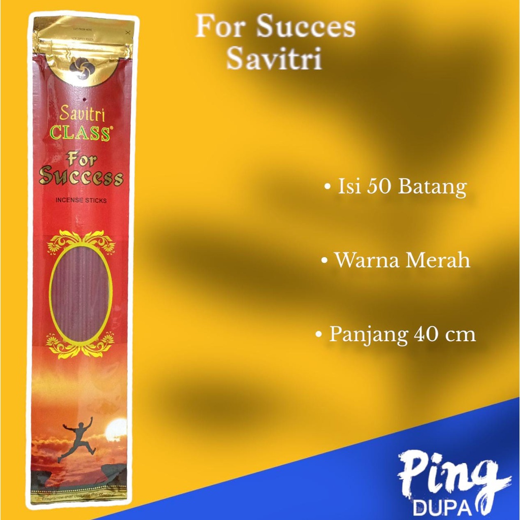 Dupa For Success Pouch Isi 50 Batang Hio By Savitri India