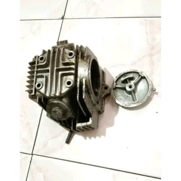 BLOK HEAD/BLOK KELEP FULL ISI HONDA SUPRA X LAMA/ASTREA GRAND/PRIMA ORI COPOTAN