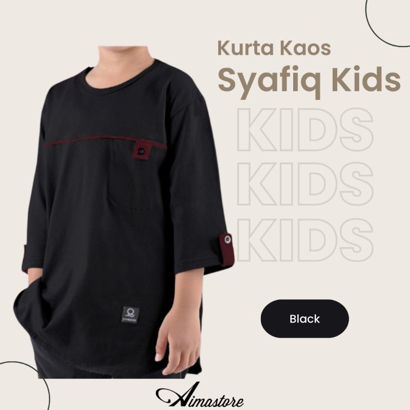 BAJU ANAK/ATASAN ANAK /KURTA SYAFIQ KAOS KIDS/ANAK BRAND LOKAL ORIGINAL ASLI 100% (COD)