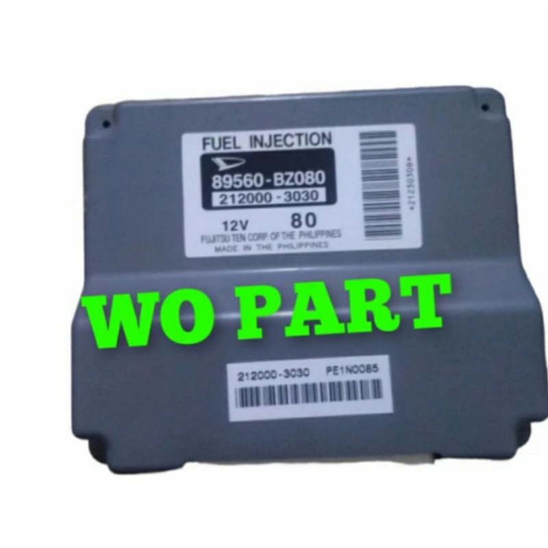 ecu xenia 1000cc non vvti  engine fuel injection unit control komputer 89560-BZ080