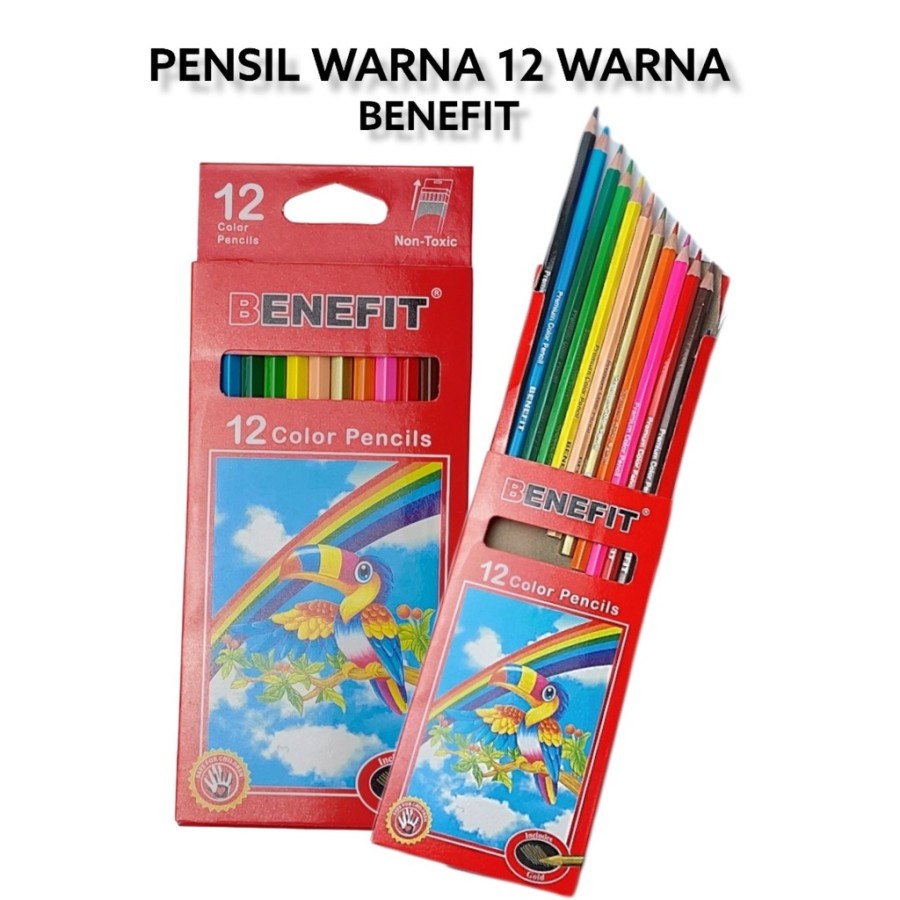 

Pensil Warna Merk BENEFIT Panjang 12 Warna Jual Perlengkapan Mewarnai Menggambar Colour Color Sekolah School Prakarya Peralatan Seni Art Murah Pewarna Cantik Kertas Pencil Original Coloring Drawing Kesenian Asli Blimbing Indah Sablon Malang