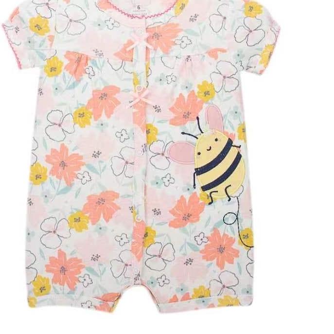 ▼ Jumper Romper Jumpsuit Pendek Impor Bayi Anak Laki Laki Perempuan / Baju Kodok Bayi Baru Lahir ✶