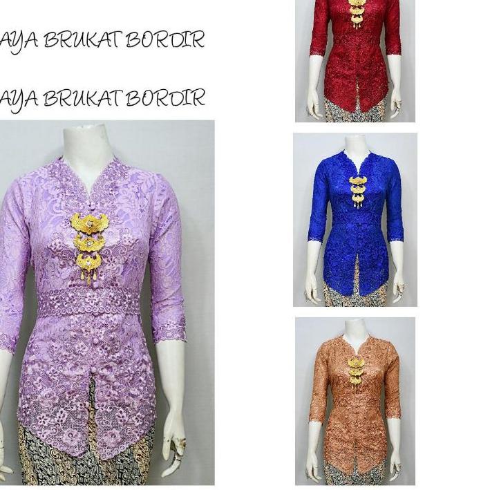 ♂ Indah ABAYA KEBAYA BRUKAT BORDIR ENCIM MODERN LENGAN 7/8 Furing Katun KEBAYA WISUDA KEBAYA KATUN K