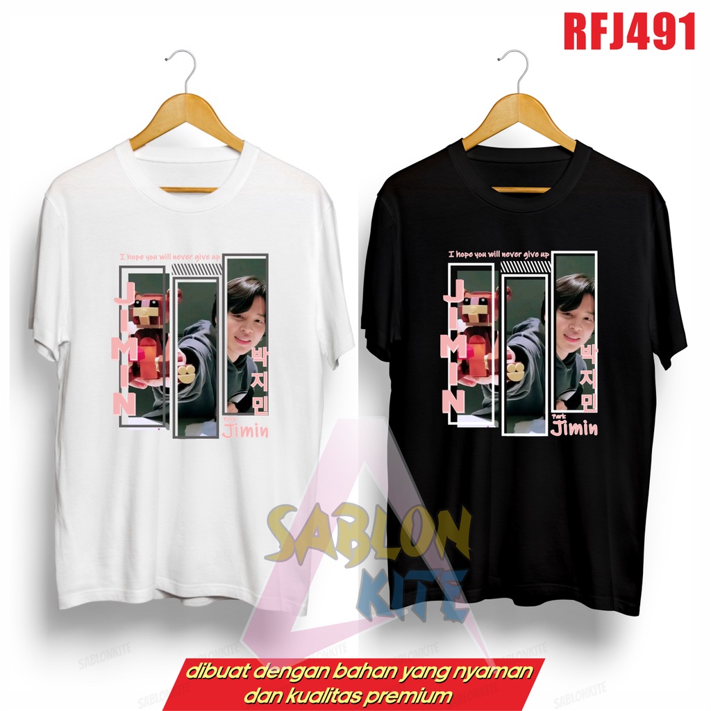 Gratis Fotocard ! Kaos kpop Park jimin RFJ491 bt