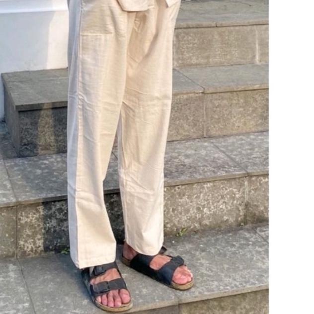 ➵ Celana Panjang Linen Pria/Linen Pants ▼