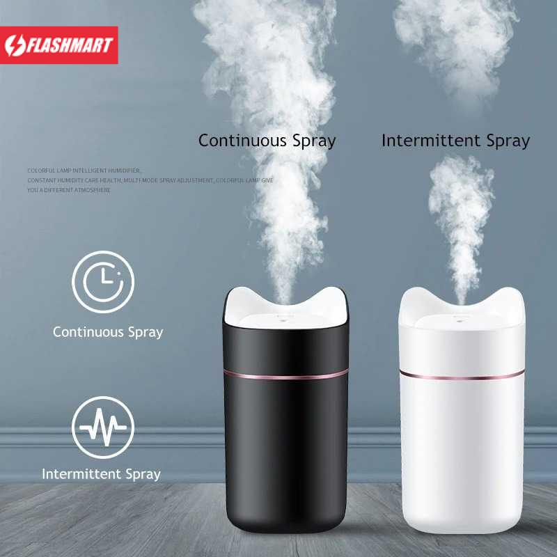 Flashmart Air Humidifier Diffuser Lampu Tidur RGB 1400ml - K45240