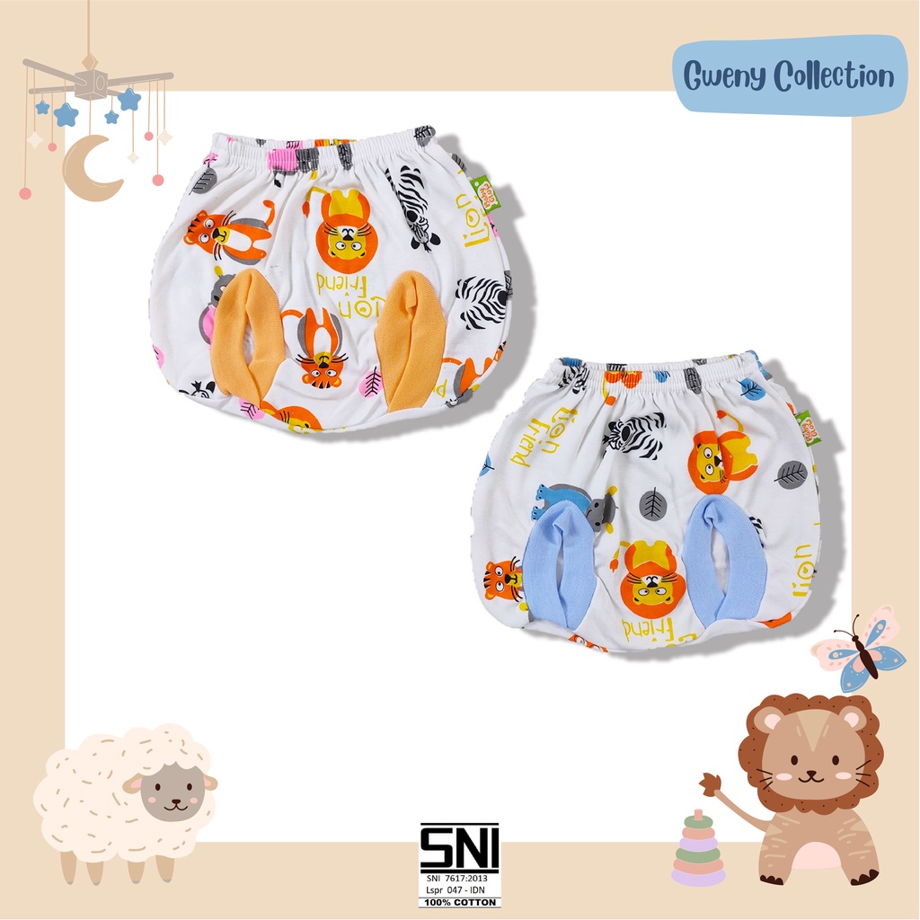 Celana Kacamata Bayi / Celana Kacamata Anak Motif Lion Friend Baby Glow